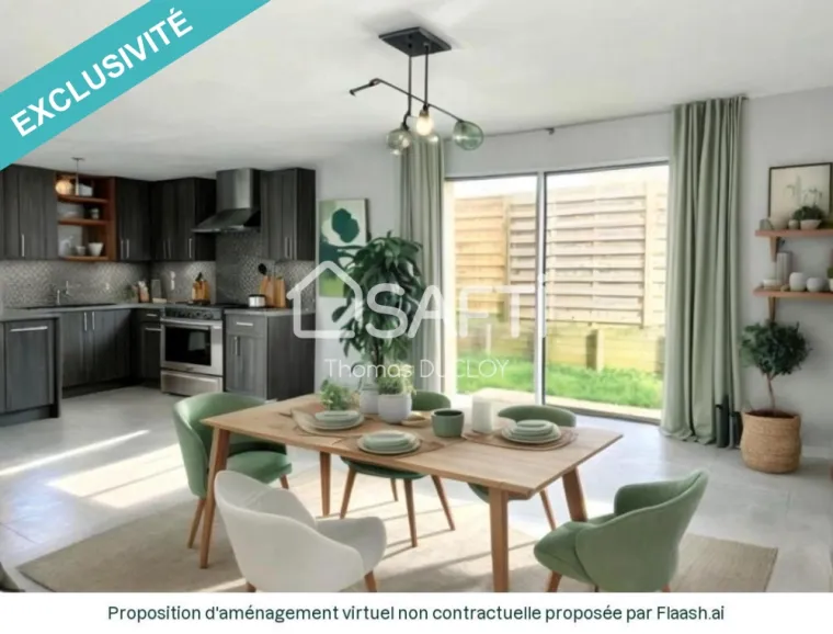Vente d'une maison récente avec jardin à Saint-Etienne-au-Mont, Licques, Thomas et Catherine Immobilier by SAFTI
