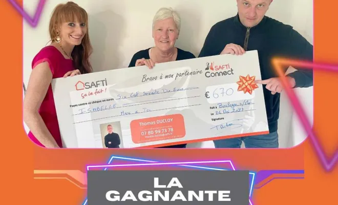 La gagnante du mois ! Merci Isabelle